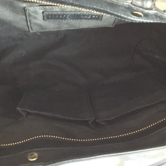 Rebecca Minkoff Black Leather Tote Bag - Picture 10 of 16